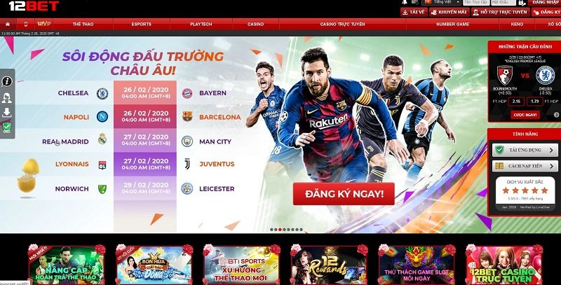 Cổng game 12BET