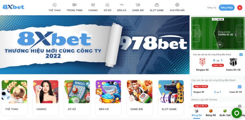 8XBET - Nhà cái tặng 100k miễn phí khi đăng ký