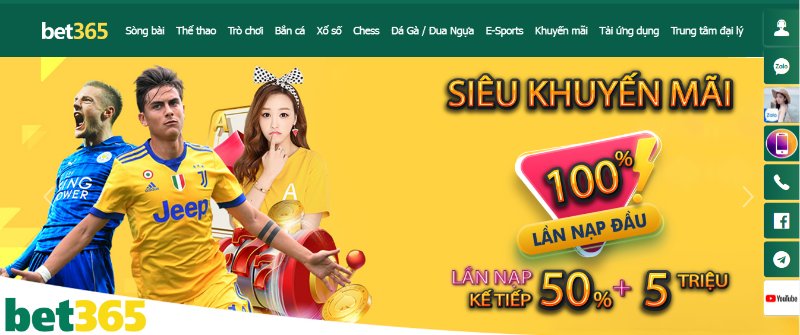 Khuyến mãi Bet365