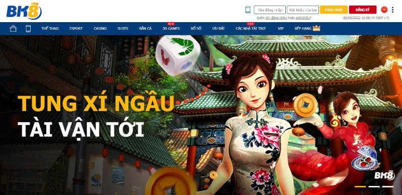 Cổng game BK8